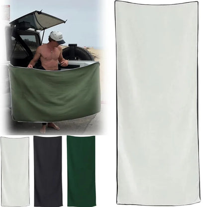 Serviette de bain magnétique multifonctionnelle d'extérieur, en molleton de corail, Portable, à séchage rapide, accessoires de salle de bain