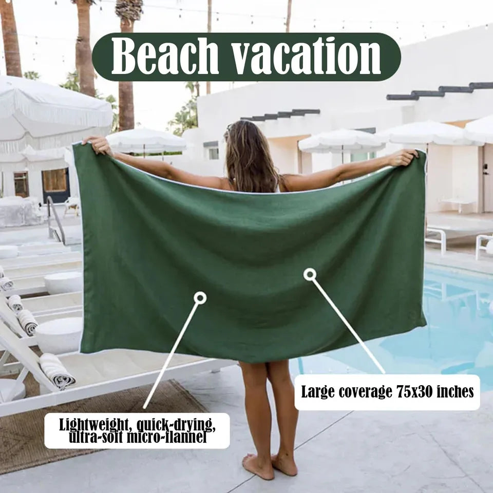 Serviette de bain magnétique multifonctionnelle d'extérieur, en molleton de corail, Portable, à séchage rapide, accessoires de salle de bain
